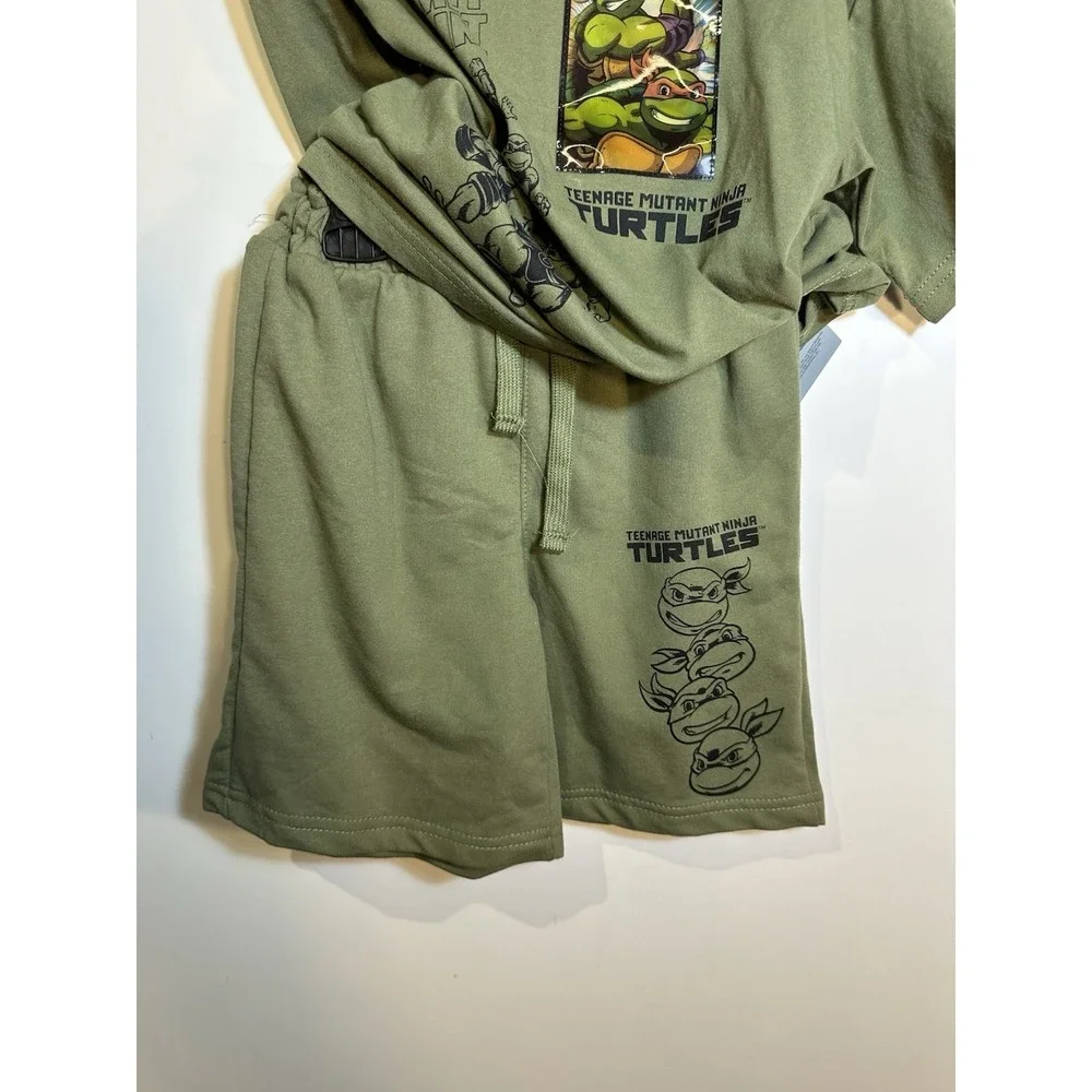 teenage mutant ninja‎ turtles boys short sleeve & shorts set size 6